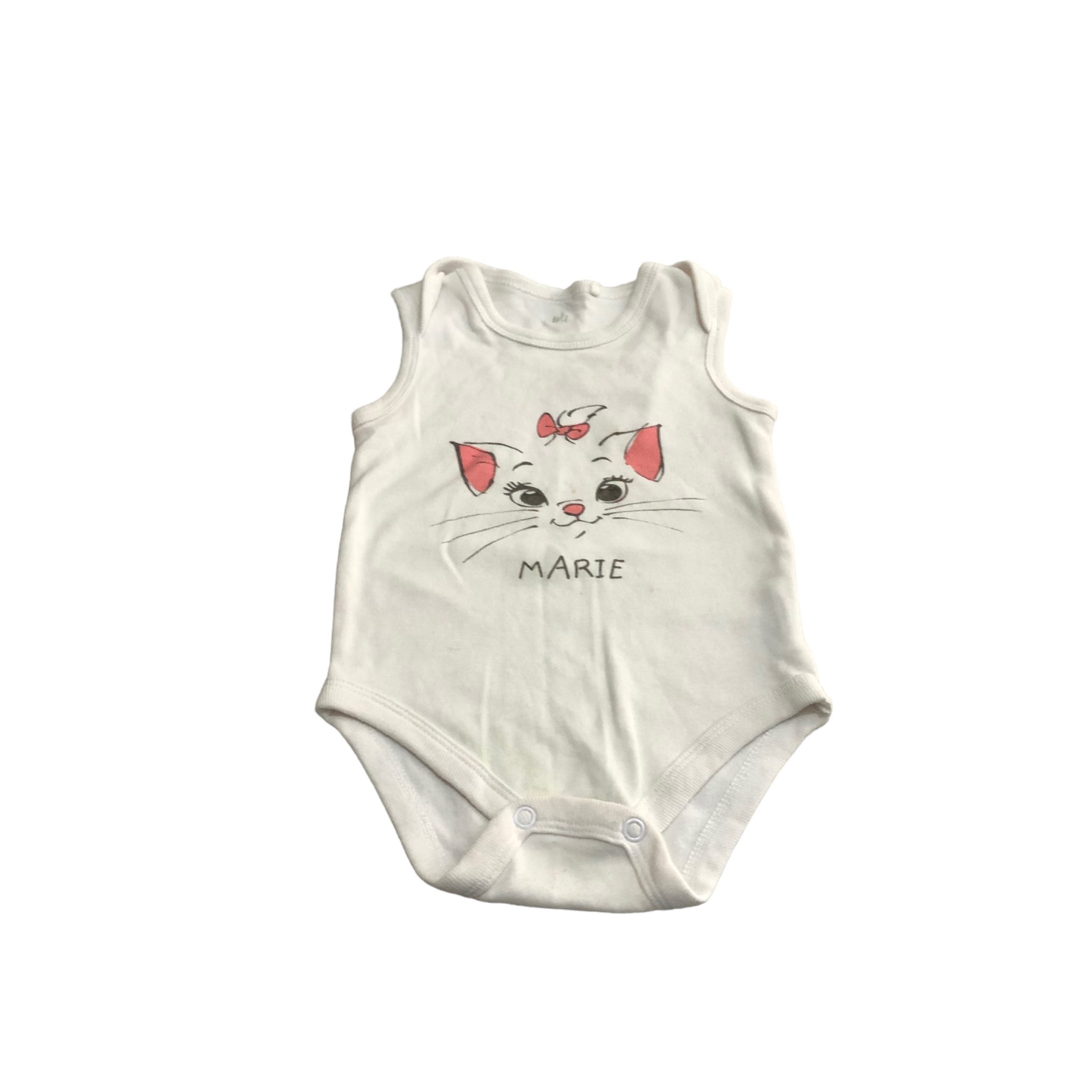 Blusão Infantil com Estampa Gatinha Marie - Tam 2 a 5 Anos Branco Neve